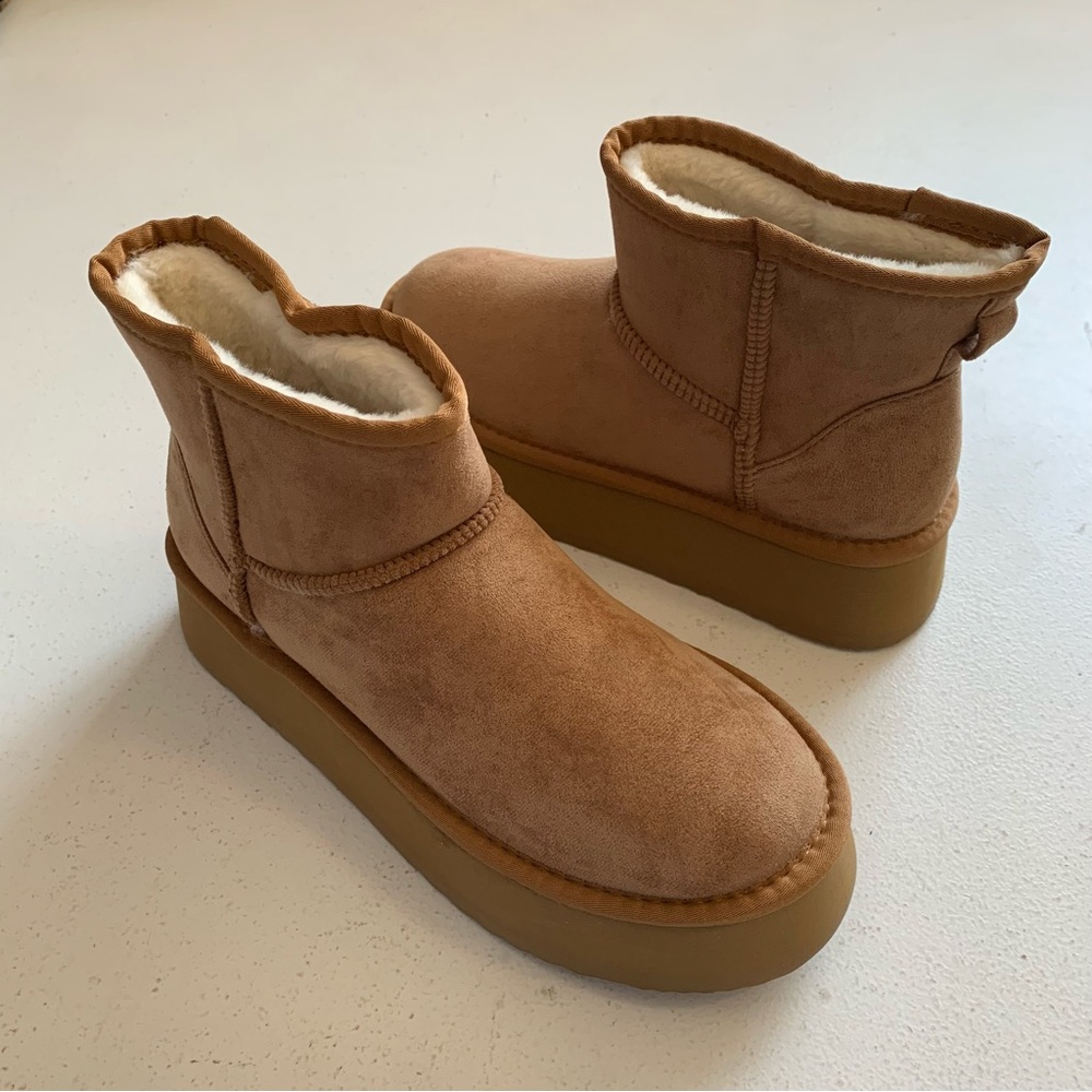 Steve Madden Enchanting Chestnut Boots Booties Size 8 Chestnut Brown NEW IN BOX